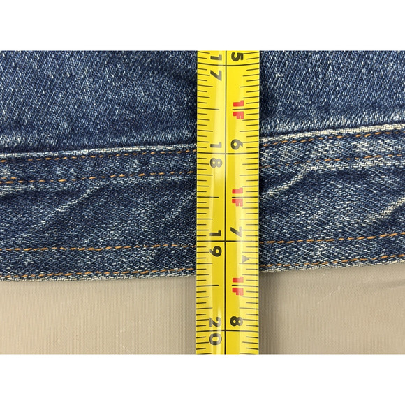 Vintage Y2K Denim & Leather Vest XL Animal Print Leopard Western Cowboy Festival - Picture 8 of 12